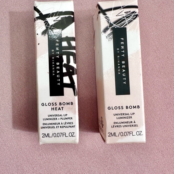 Fenty Beauty Gloss Bomb Heat Duo - Hot Cherry & Nude universal lip luminizer - Picture 2 of 2